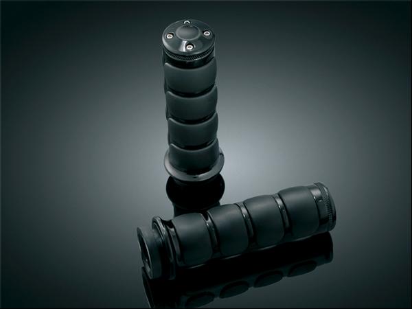 ISO-GRIPS, BLACK, 82-UP CABLE THROTTLE