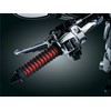 BRAIDED GRIPS, BLK/RED, 82-UP CABLE THRO