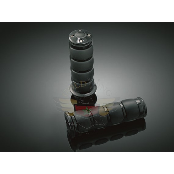 BLACK ISO-GRIPS FOR 1" BARS-BLACK ISO-GRIPS FOR 1" BARS