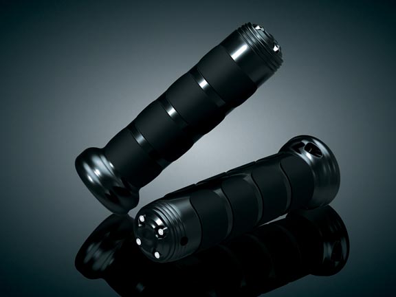 BLACK ISO-GRIPS F/GL1800, W/OEM HEATGRIP