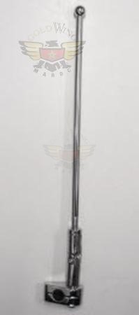 12" Adjust Flat Flag Pole Set w/Ball & 77-6037