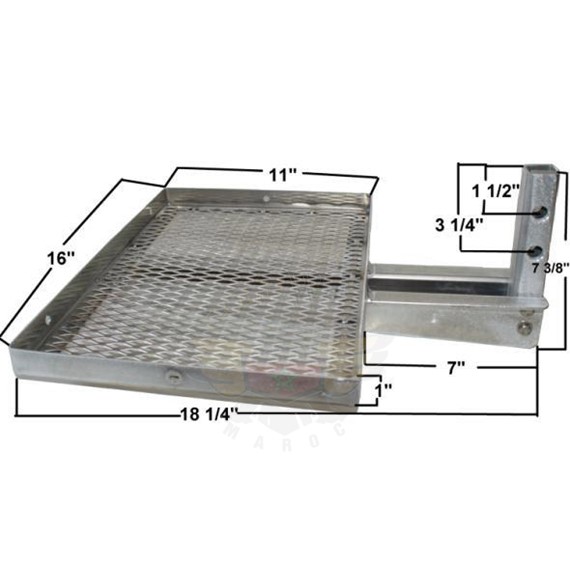 1800 12-13 Aluminum Cooler Rack 11"x16" 678-039