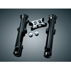 GLOSS BLACK & CHROME FORK SKINS FOR XL