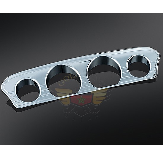 TRI-LINE GAUGE TRIM CHROME 7284