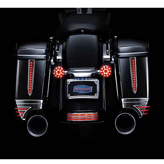 CHROME L.E.D. SADDLEBAG EXTENSIONS