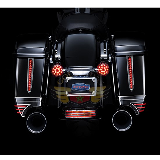 CHROME L.E.D. SADDLEBAG EXTENSIONS 7292