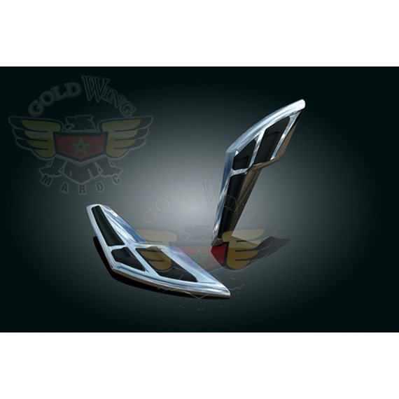 CHROME SHARK SKIN RADIATOR GRATE FOR GL 1800