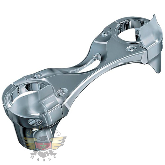 FORK BRACE GEN 2 -Bracelets de fourche chromés