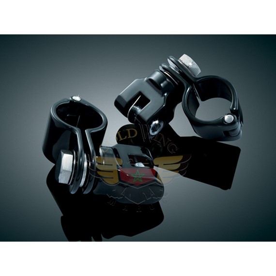 PEG MOUNTS WITH 1-1/4" CLAMPS, BLACK-PEG MOUNTS WITH 1-1/4" CLAMPS, BLACK
