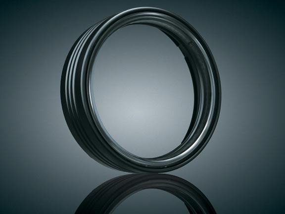 LED HALO TRIM RING, BLACK, H-D TOURING