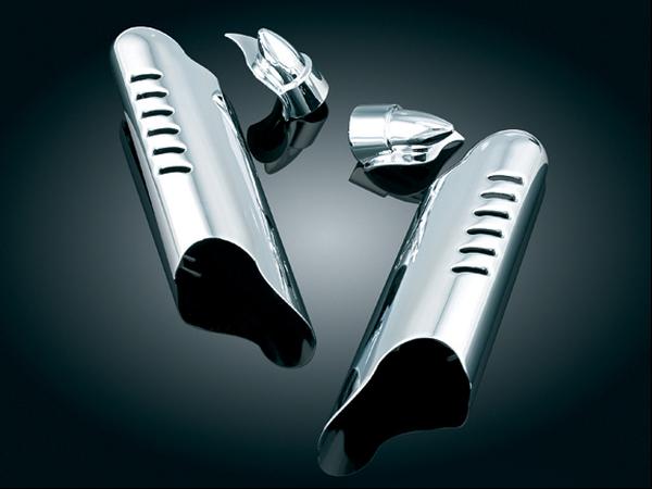 LOWER LEG SHIELDS W/FENDER BOSS CVRS,FLH