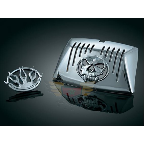 FRT FENDER TIP LENS GRILL, FLAME&ZOMBIE-FRT FENDER TIP LENS GRILL, FLAME&ZOMBIE