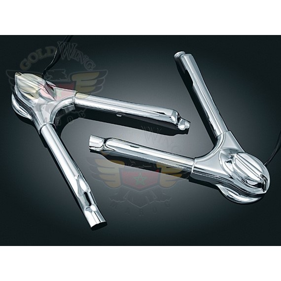 LIGHTED SWINGARM COVERS, 08-UP SOFTAIL