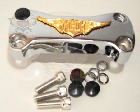 Handlebar Clamps W/Emblem