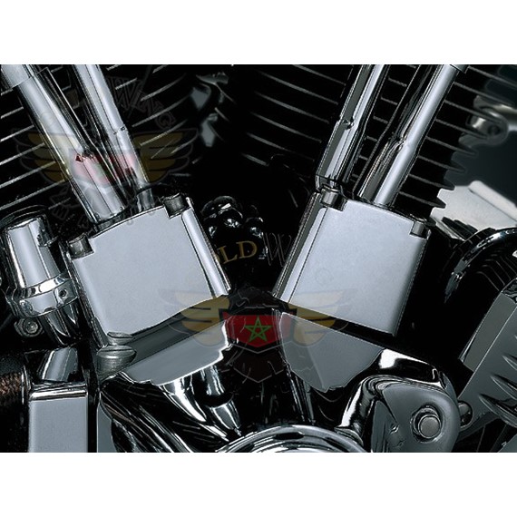 CHROME TAPPET BLOCK COVERS- EV0