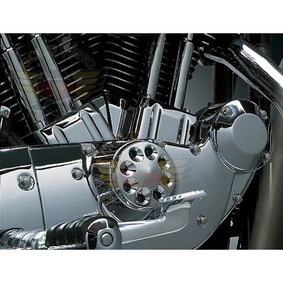 CHROME TAPPET BLOCK COVER-XL  