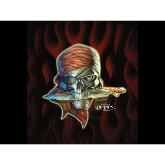 *SKULL AIR CLEANER COVER-*SKULL AIR CLEANER COVER