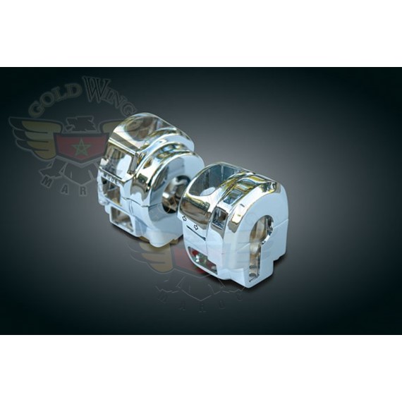 CHROME SWITCH HOUSINGS, SUZUKI