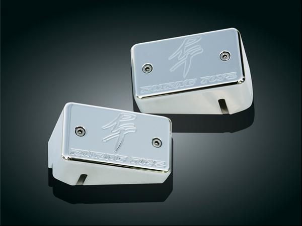 CHROME FULL RESERVOIR CAPS W/RT KANJI