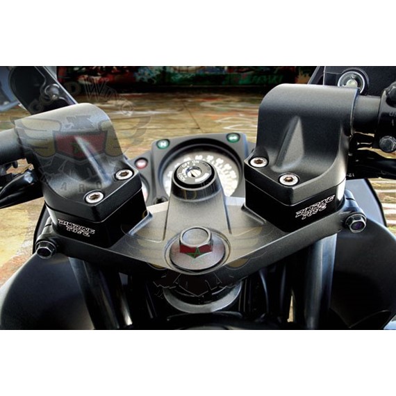 HANDLEBAR RISERS W/FRONT LOWERING BLOCKS