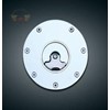 CHROME GAS CAP, 1/8 TURN, KAWASAKI