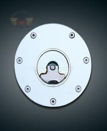 BLACK ANODIZED GAS CAP, 1/8 TURN, SUZUKI