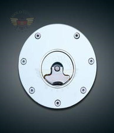 BLACK ANODIZED GAS CAP, 1/8 TURN, SUZUKI