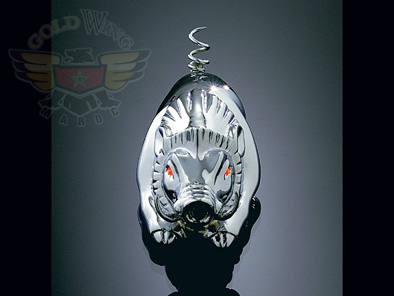 Wild Boar Fender Ornament 