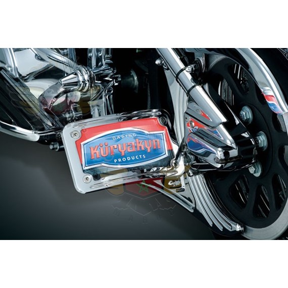 LIGHTED CURVED HORIZONTAL SIDE MNT LIC. PLT. - NO TAILLIGHT