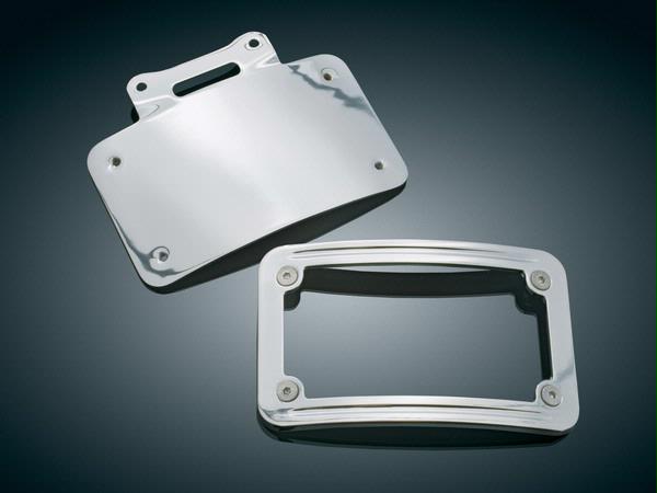 CURVED LICENSE PLATE FRAME