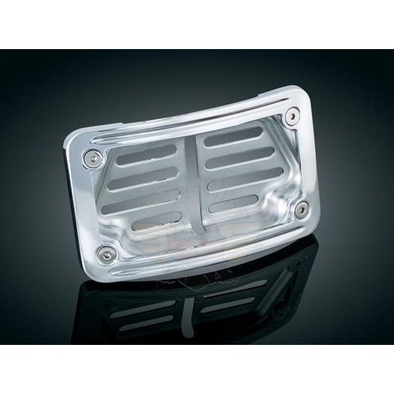 CURVED TIP-BACK LICENSE PLATE FRAME 9198