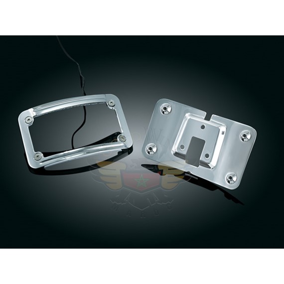 LED LIGHTED CURVED LICENSE PLATE FRAME-LED LIGHTED CURVED LICENSE PLATE FRAME