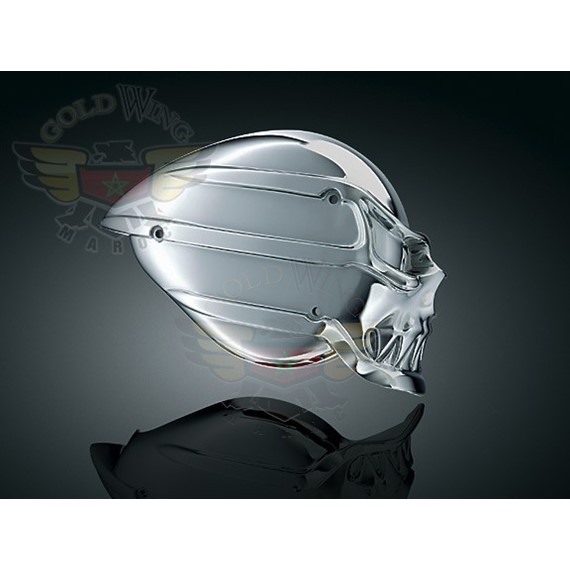 SKULL AIR CLEANER COVER FOR S & S E OR G