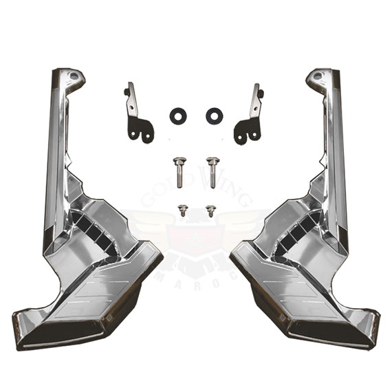 Couvre-étriers avant chromés avec LED G18CPC