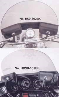 Windshield Dual Pouch  H50-313BK