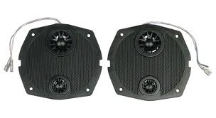 REPL HAR CLASSIC SPKR GRILL SET W/BLACK T/M