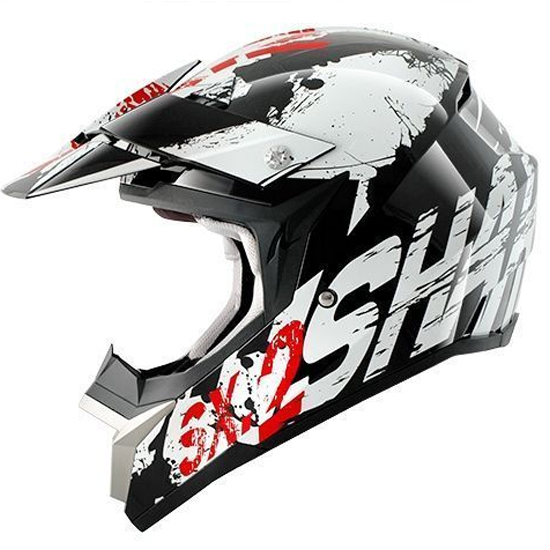 Casque SX2 FREAK Noir Blanc Rouge L & M HE2225EKWRL