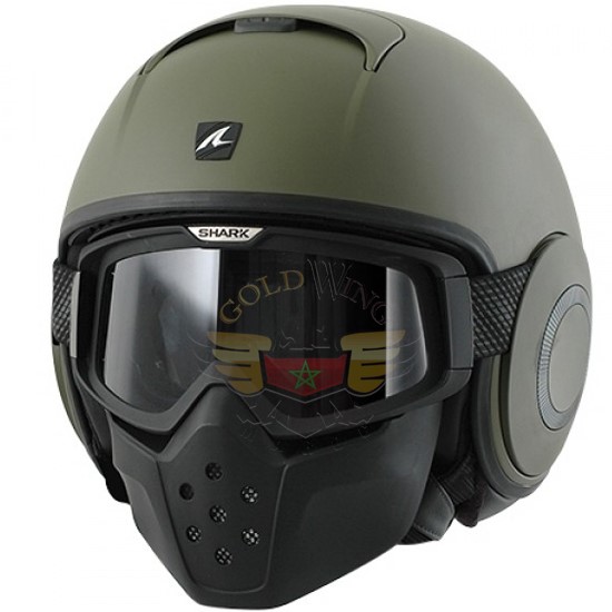Casque RAW BLANK Mat Green Mat HE3012EGMAS