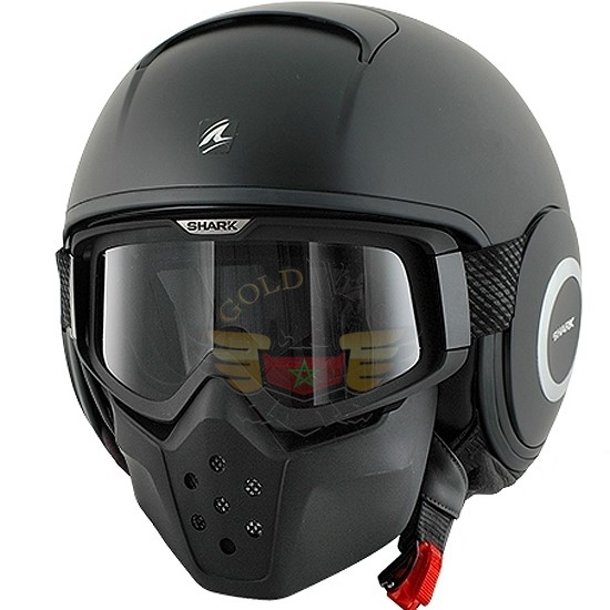 Casque Raw Blank Mat noir metal Mat HE3012EKMAL