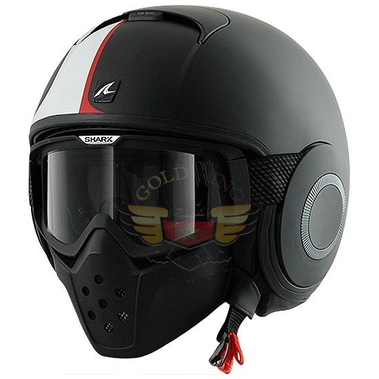 Casque RAW STRIPE MAT Tailles L M S XL HE3017EKWKL