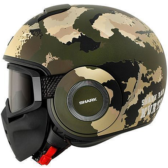 Casque RAW KURTZ Mat Green Ecru Black Tailles L M S XL XS