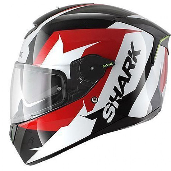 Casque SKWAL STICKING  Black White Red Tailles L M S XL XS
