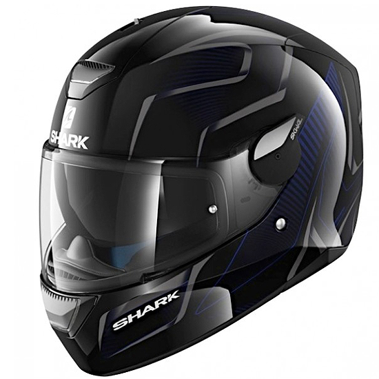 Casque SKWAL FLYNN Black Antracite Blue Tailles L M S XL XS