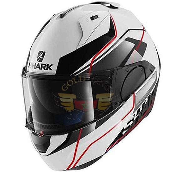 Casque EVOONE KRONO White Black Red Taille L M S XL XS HE9408EWKRL