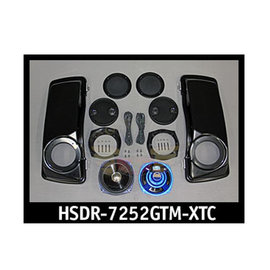 ROKKER XT SERIES HARLEY SADDLEBAG LID 7.25 SPKR K" HSDR-7252GTM-XTC