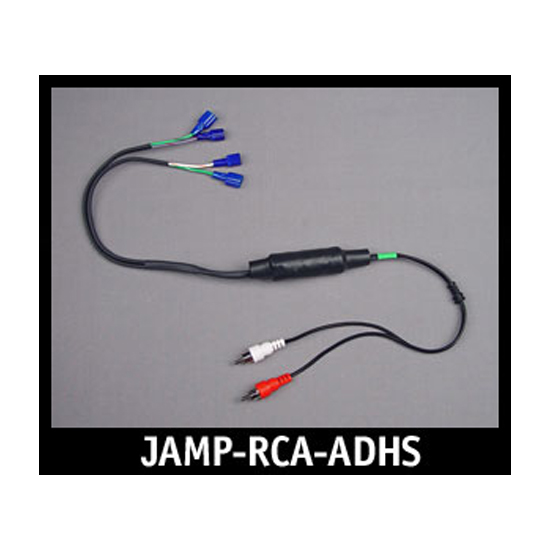 Isolated RCA Input Amplifier Adapter Harness for Harley HK Radio