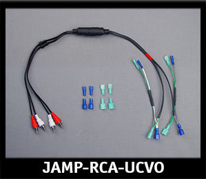 J&M AMP HARN 06-13 HARLEY CVO ULTRA TO RCA INPUT JAMP-RCA-UCVO