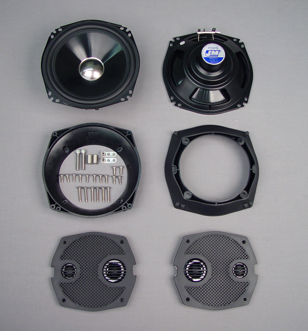 J&M HARLEY AUDIO KIT 180W 2-SPKRS 06-13 STREETGLID JHAK-HC06-1802SP