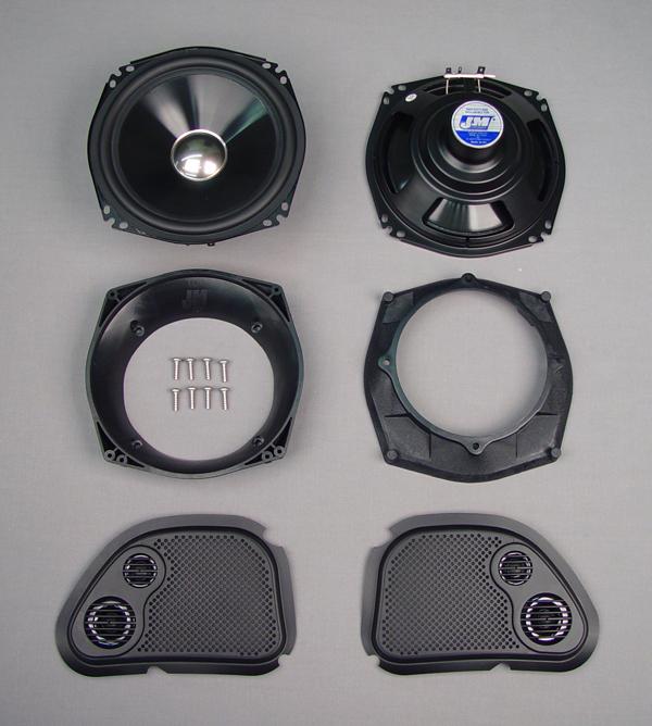J&M HARLEY AUDIO KIT 180W 2-SPKRS 06-13 ROADGLIDE JHAK-HR06-1802SP