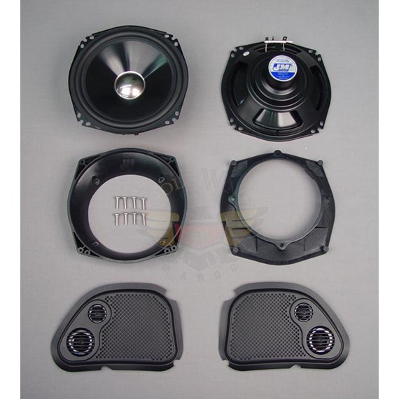 J&M HARLEY AUDIO KIT 180W 2-SPKRS 06-13 ROADGLIDE JHAK-HR06-1802SP